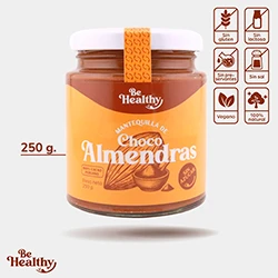 Mantequilla 100% Choco Almendras | 250 gr  | BeHealthy