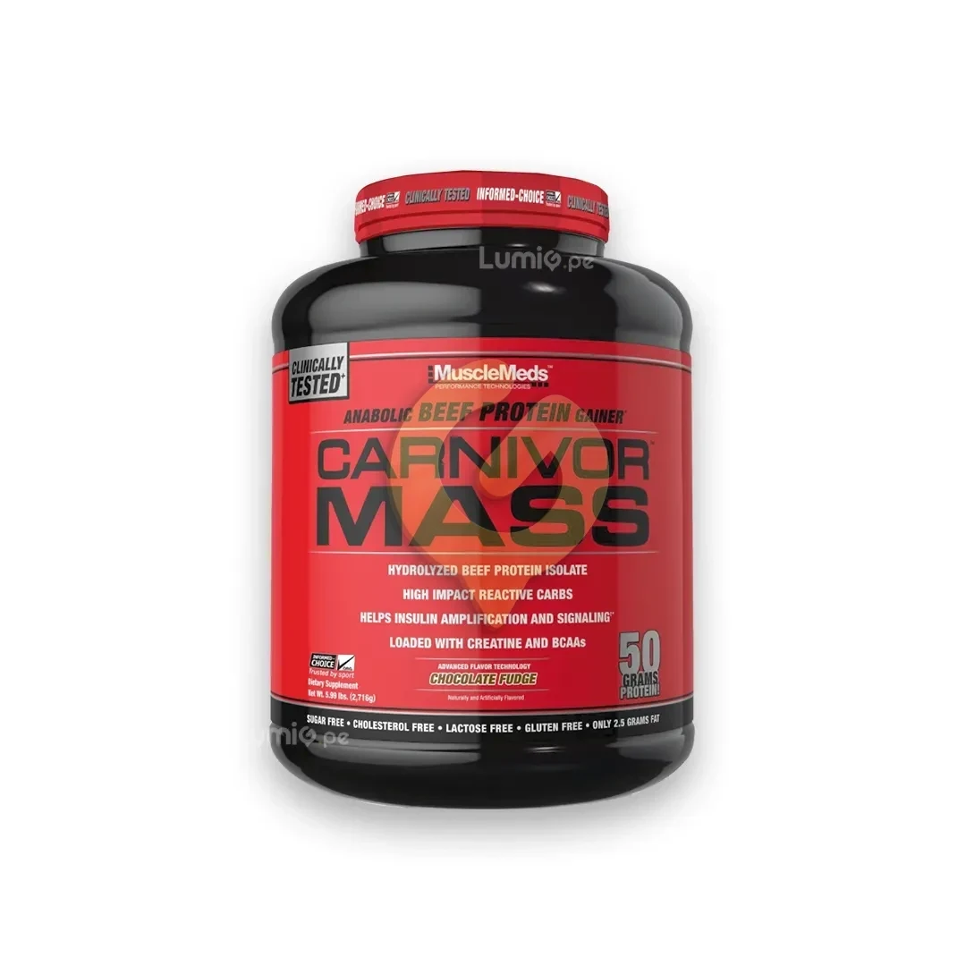 Carnivor Mass  | 2,700 g (5.93 lb) ~ 74 Servicios | Musclemeds