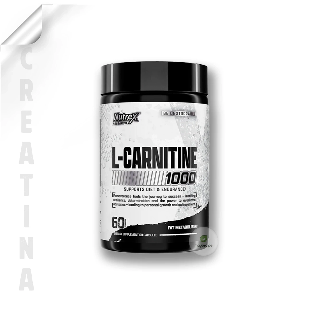L-Carnitina  | Capsulas 120 Unid| NUTREX