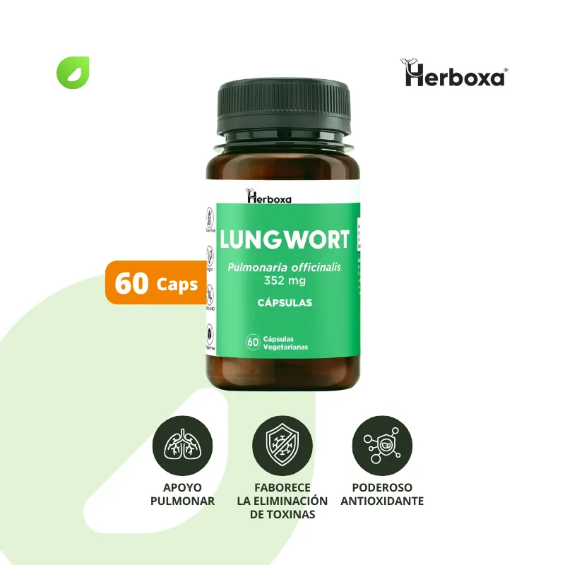 Herboxa Pulmonaria | 60 Cap Recubiertas | HERBOXA